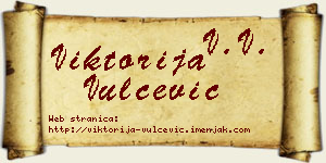 Viktorija Vulčević vizit kartica